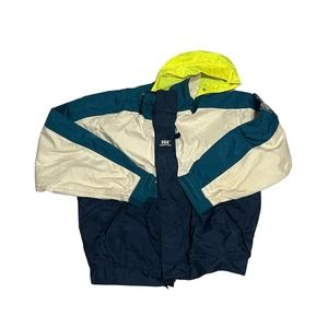 Vintage 90’s Helly Hansen Men’s Twin Sails Sailing Jacket Size M - Blue/White